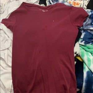 Maroon Tommy Hilfiger Shirt(Woman’s)